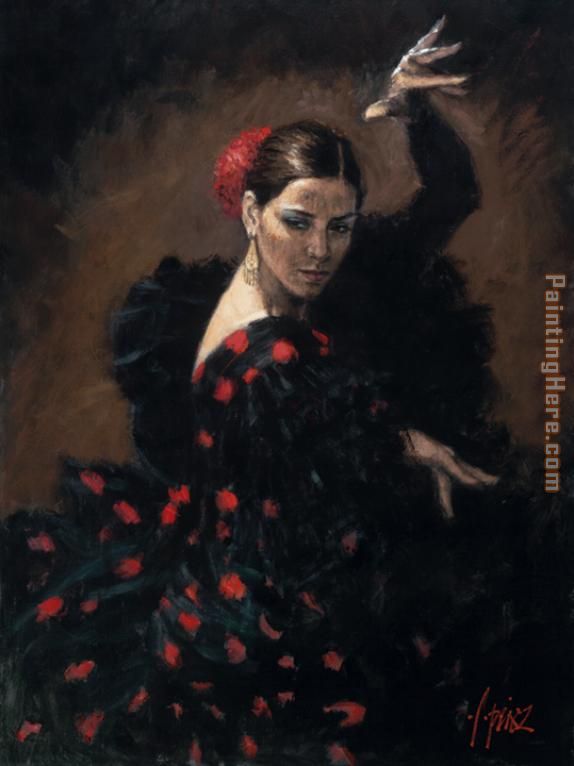 Passion Flamenca painting - Fabian Perez Passion Flamenca art painting